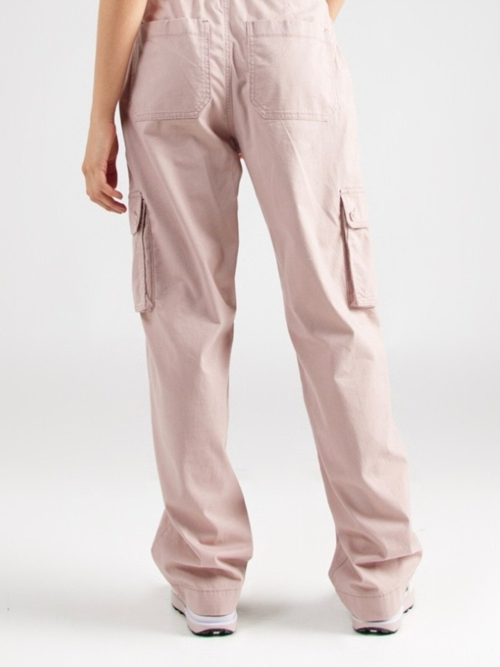 Relaxed Blush Pink Utility Cargo Pants